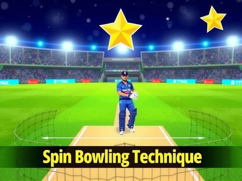 VR Cricket Spin Bowling Technique